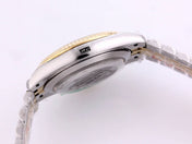 DATEJUST 41 TWO-TONE BLACK DIAL DIAMOND NUMERALS