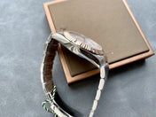 DATEJUST II GOLD STEEL WHITE DIAL ARABIC NUMERALS OYSTER BRACELET