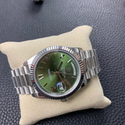DAY-DATE 41MM STAINLESS STEEL CASE GREEN DIAL