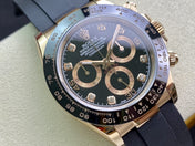 DAYTONA ROSE ROSE GOLD 40MM CERAMIC DIAMOND NUMERALS