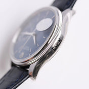 CELLINI DATE WHITE GOLD BLUE DIAL