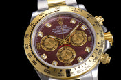 DAYTONA CUSTOM TWO-TONE RED PEARL DIAL