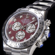DAYTONA CUSTOM STEEL CASE RED PEARL DIAL