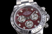 DAYTONA CUSTOM STEEL CASE RED PEARL DIAL