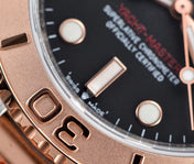 YACHT-MASTER EVEROSE GOLD BLACK DIAL