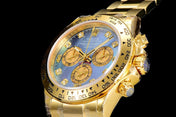 DAYTONA CUSTOM GOLD BLUE MOP DIAL