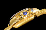 DAYTONA CUSTOM GOLD BLUE MOP DIAL