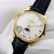 OYSTER PERPETUAL 41 MOONPHASE GOLD CASE