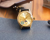 CELLINI 41 MOONPHASE GOLD CASE LEATHER