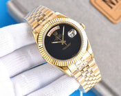 DAY-DATE 41 CUSTOM BLACK DIAL NO NUMERALS