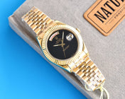 DAY-DATE 41 CUSTOM BLACK DIAL NO NUMERALS