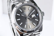 DATEJUST 41 GREY DIAL SILVER CASE