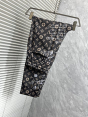 LV DARK BROWN MONOGRAM TROUSERS 239490