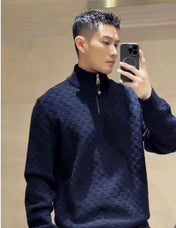 LV 25S HALF-ZIP SWEATER 0055