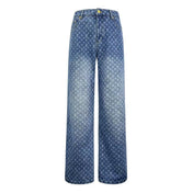 LV MONOGRAM FLARED JEANS IN MONOGRAM MOTIF DENIM