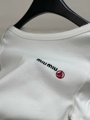 Miu 25 Body Suit White Cotton 208771