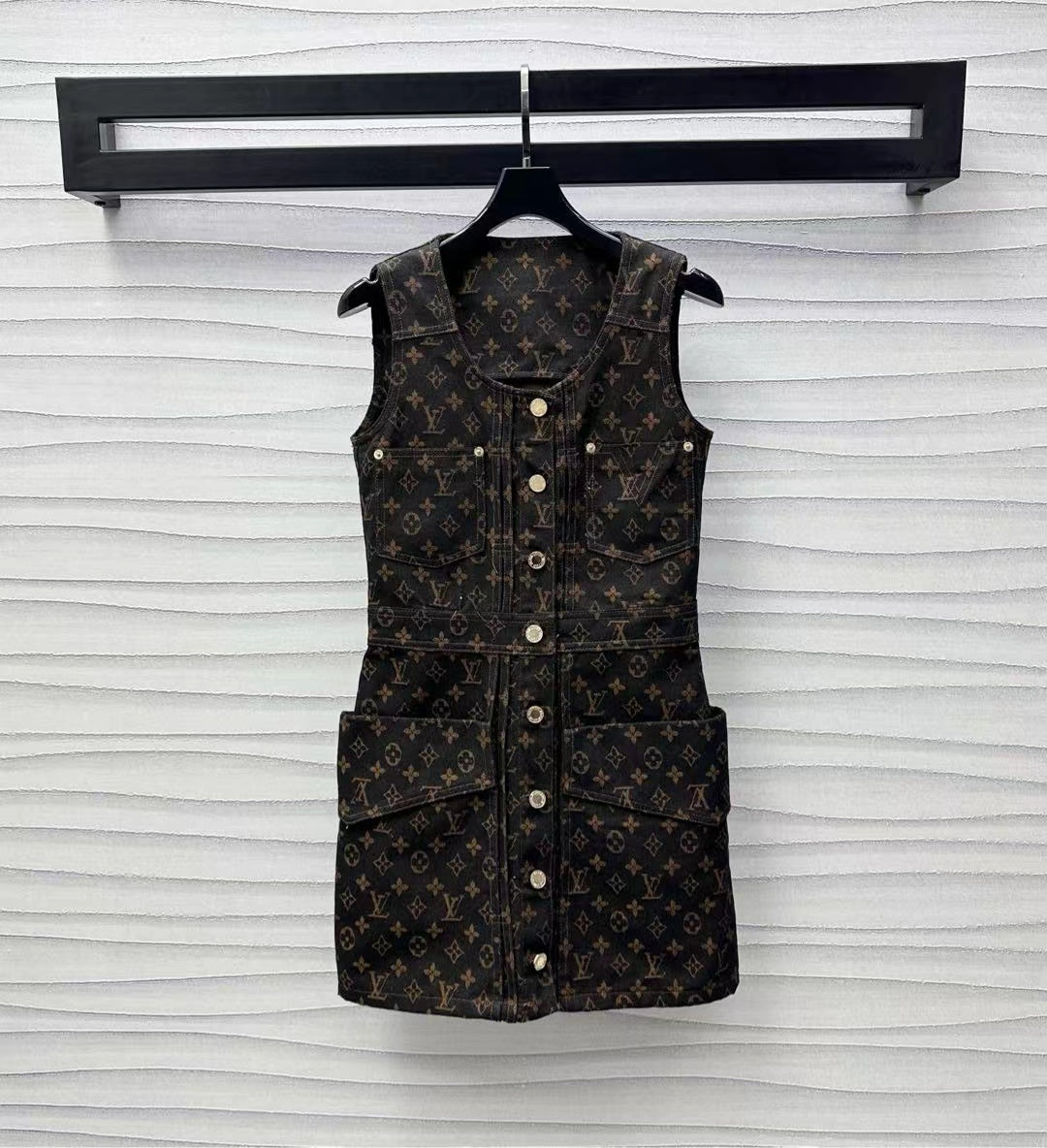 LV Monogram Denim Set