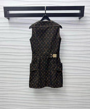 LV Monogram Denim Set