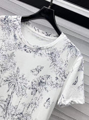 CD T-Shirt White Cotton Style 1