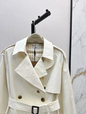 BURBERRY LONG COAT IN WHITE