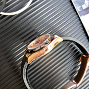 DAYTONA 40MM COPPER DIAL BLACK RUBBER STRAP