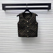 LV Monogram Denim Set