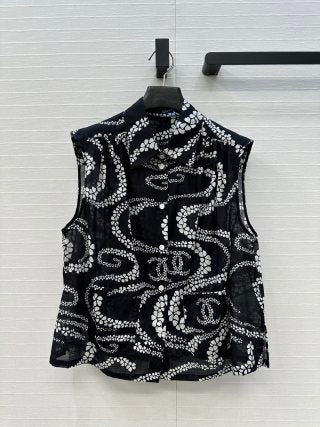 CC 25 Sleeveless Shirt Silk Cotton
