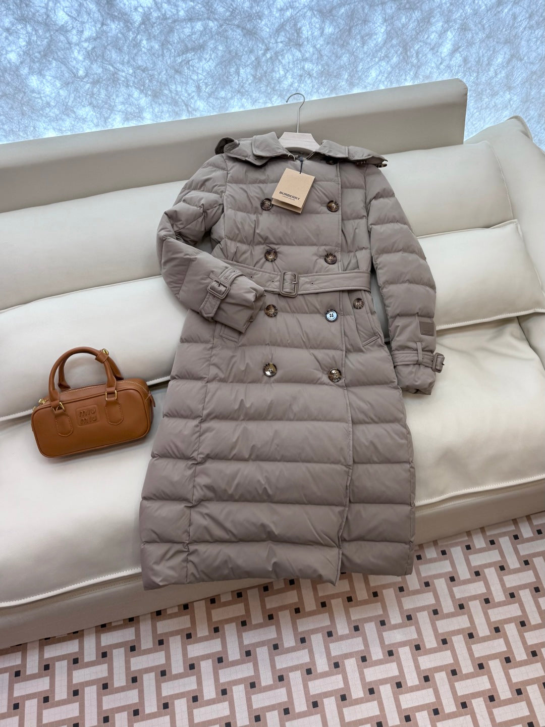 BURBERRY 25S LONG DOWN COAT 123