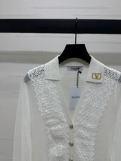 VALENTINO LONG-SLEEVE KNIT CARDIGAN 274971