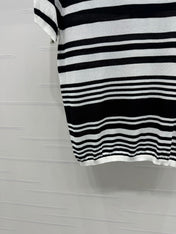 YSL 25S WHITE COLLAR SHORT SLEEVE T-SHIRT 264092