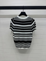 YSL 25S WHITE COLLAR SHORT SLEEVE T-SHIRT 264092