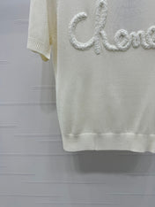 CHANEL SHORT-SLEEVE CREW NECK SWEATER 269419