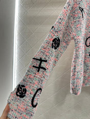 CHANEL 26S CASHMERE BLEND KNIT SWEATER 730
