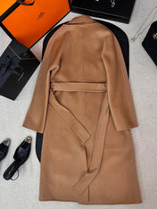 HERMES 25S REVERSIBLE LONG CASHMERE COAT 242