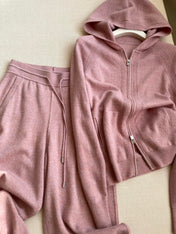 LP 26S CASHMERE HOODED JACKET SET 394