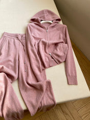 LP 26S CASHMERE HOODED JACKET SET 394