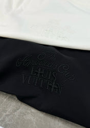 LV T-SHIRT IN BLACK COTTON 238789