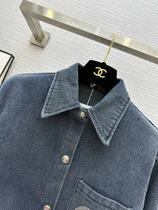 CHANEL 25S DENIM SHIRT STYLE 235