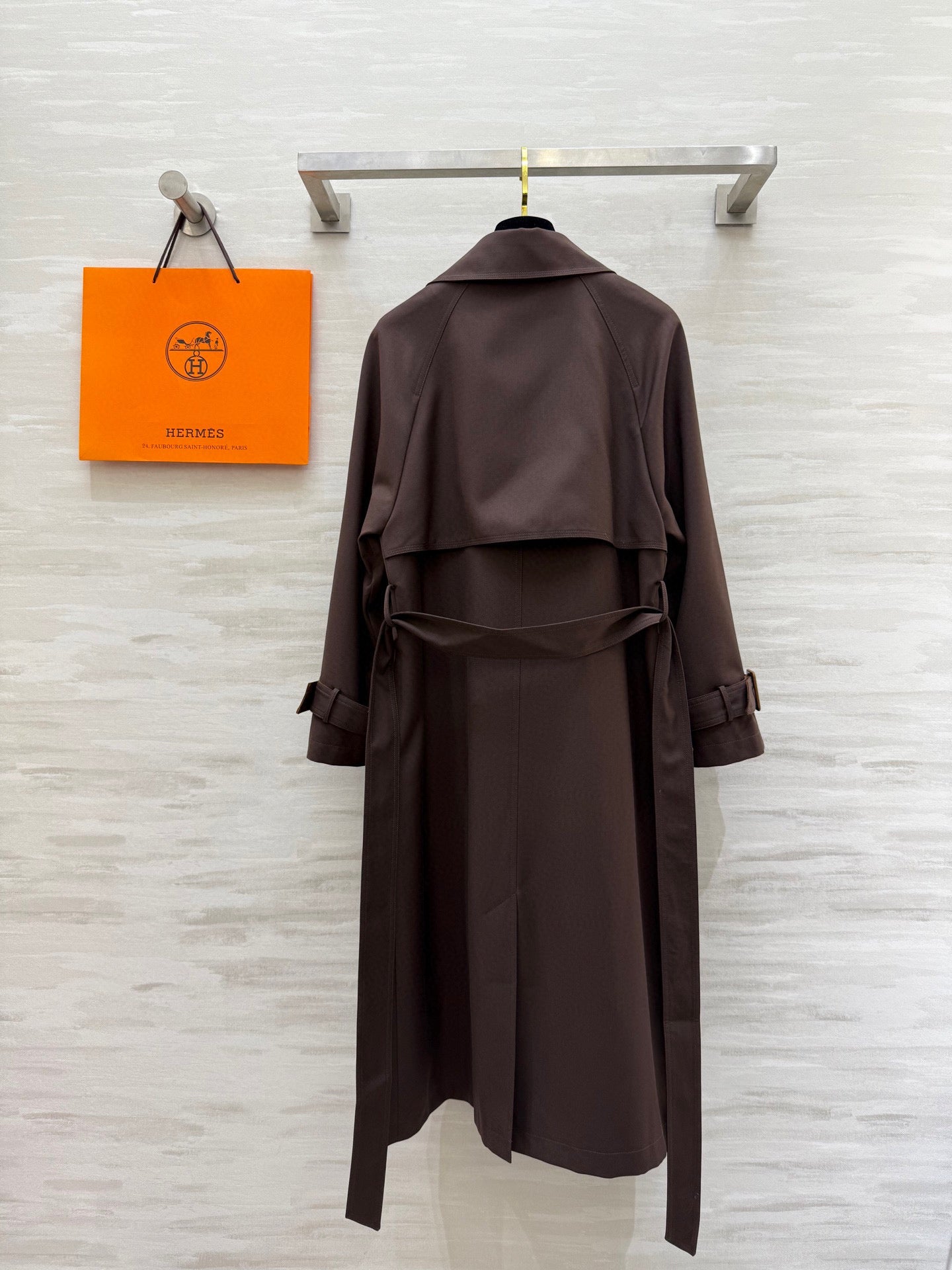HERMES 25S LONG WINDBREAKER 527670