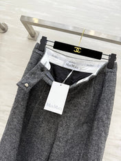 MAX MARA 25S WIDE-LEG KNIT PANTS 665256