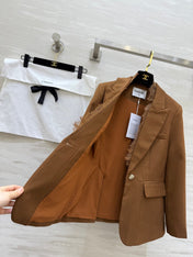 CHANEL 26S LACE-TRIMMED BLAZER 810