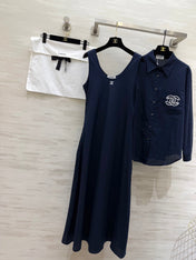 CHANEL 26S SHIRT AND SLEEVELESS DRESS SET 959