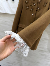 CHANEL 26S WOOL JACKET AND SKIRT SET 869