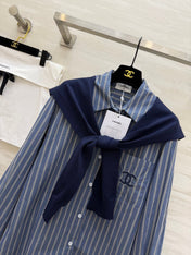 CHANEL 26S SHIRT AND WOOL SCARF 972
