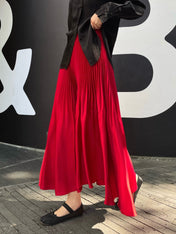YSL 26S PLEATED MIDI SKIRT 268