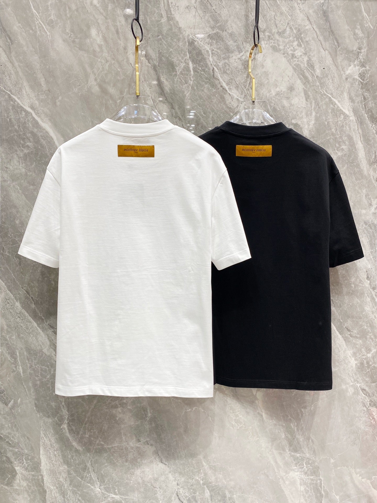 LV BLACK MONOGRAM COTTON T-SHIRT 239486