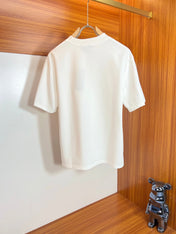 LV T-SHIRT IN WHITE PURE COTTON COLORFUL LOGO 238925