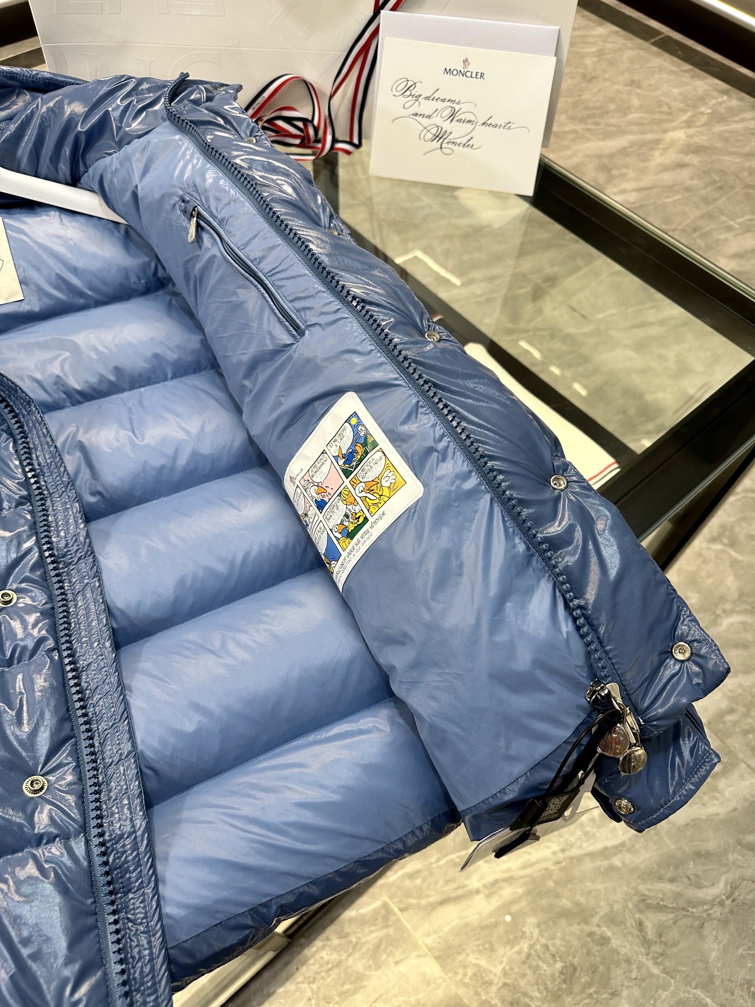 MONCLER 25S JACKET IN BLUE 028