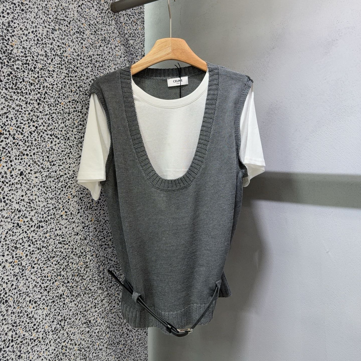 CELINE 26S KNIT SWEATER VEST 159