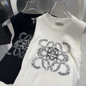 TANK TOP 633203 IN WHITE COTTON RIBBED KNIT
